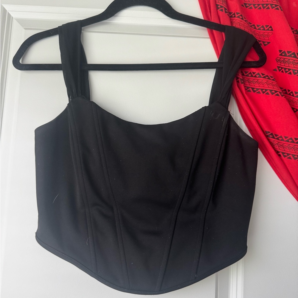 Altar'd State Black Crop Top